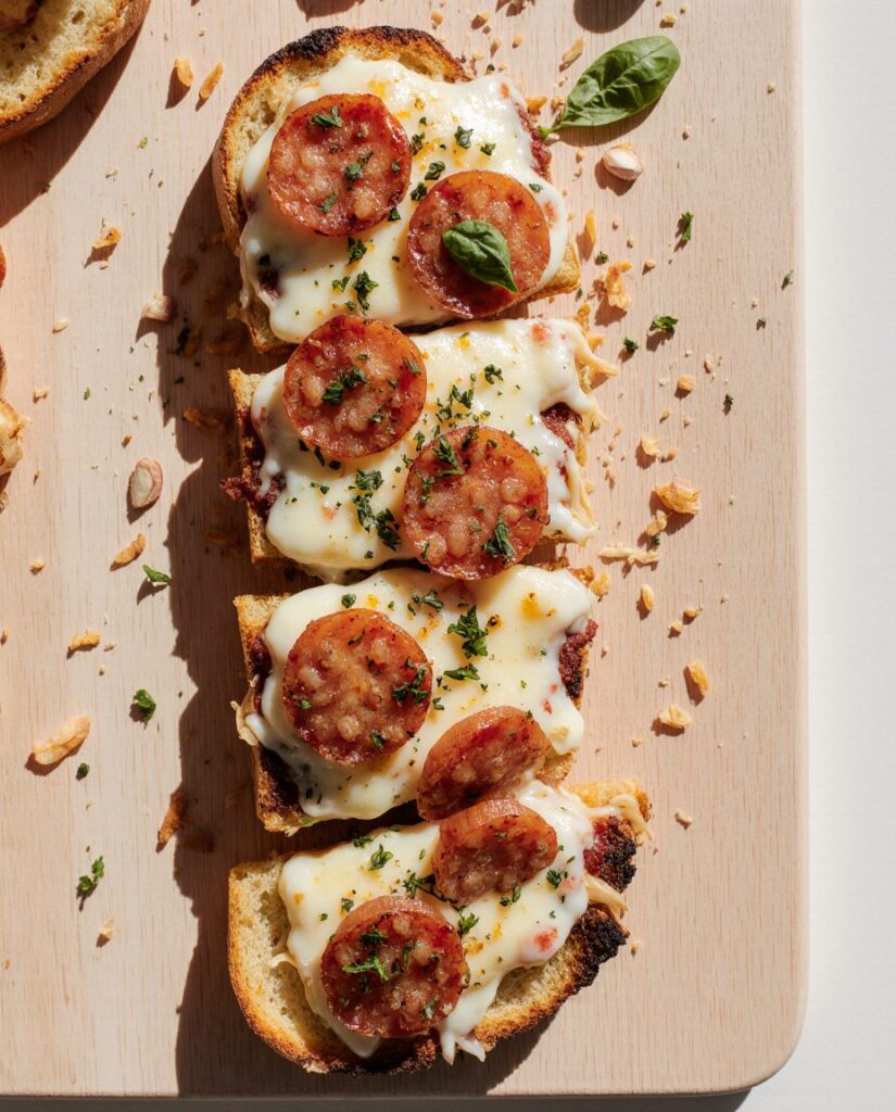 Garlic Bread Pizza