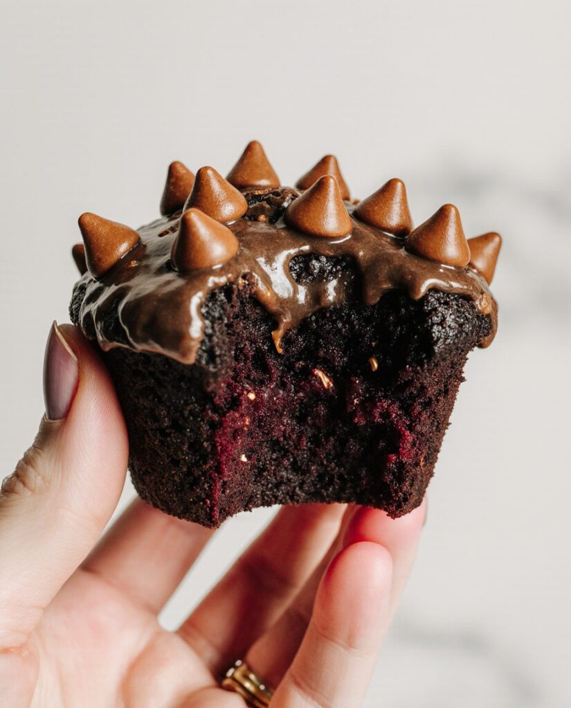 Low Carb Triple Chocolate Protein Muffin
