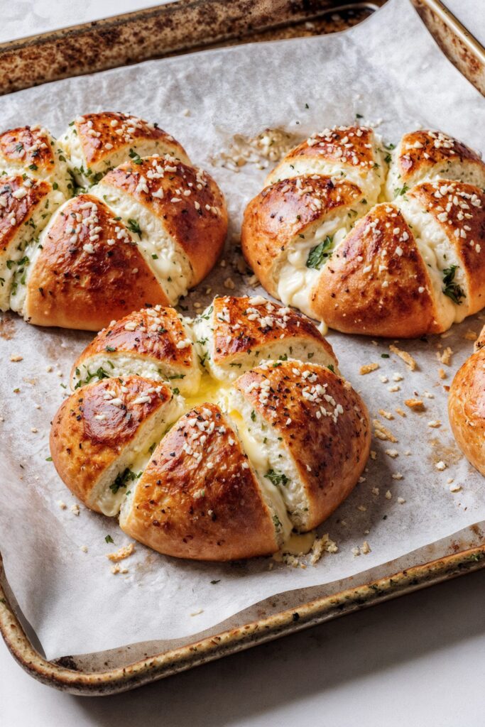 cream cheese garlic bread