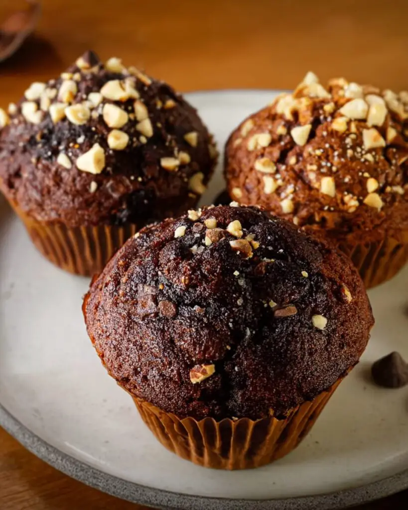 Delicious Chocolate Hazelnut Muffin