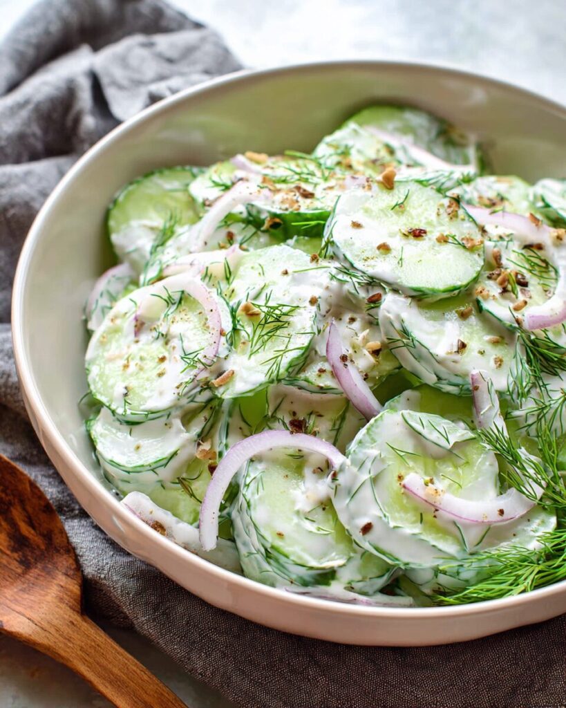 Creamy Cucumber Salad