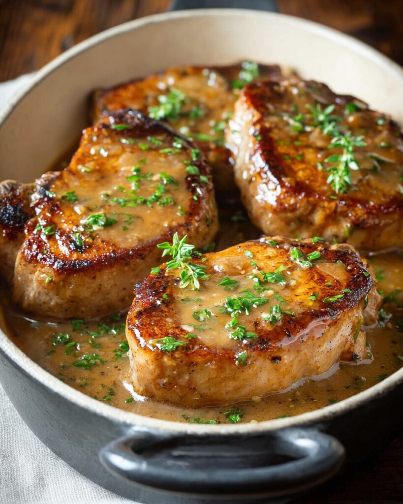 Slow Cooker Honey Garlic Pork Chops