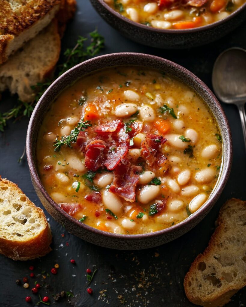 White Bean Soup with Bacon