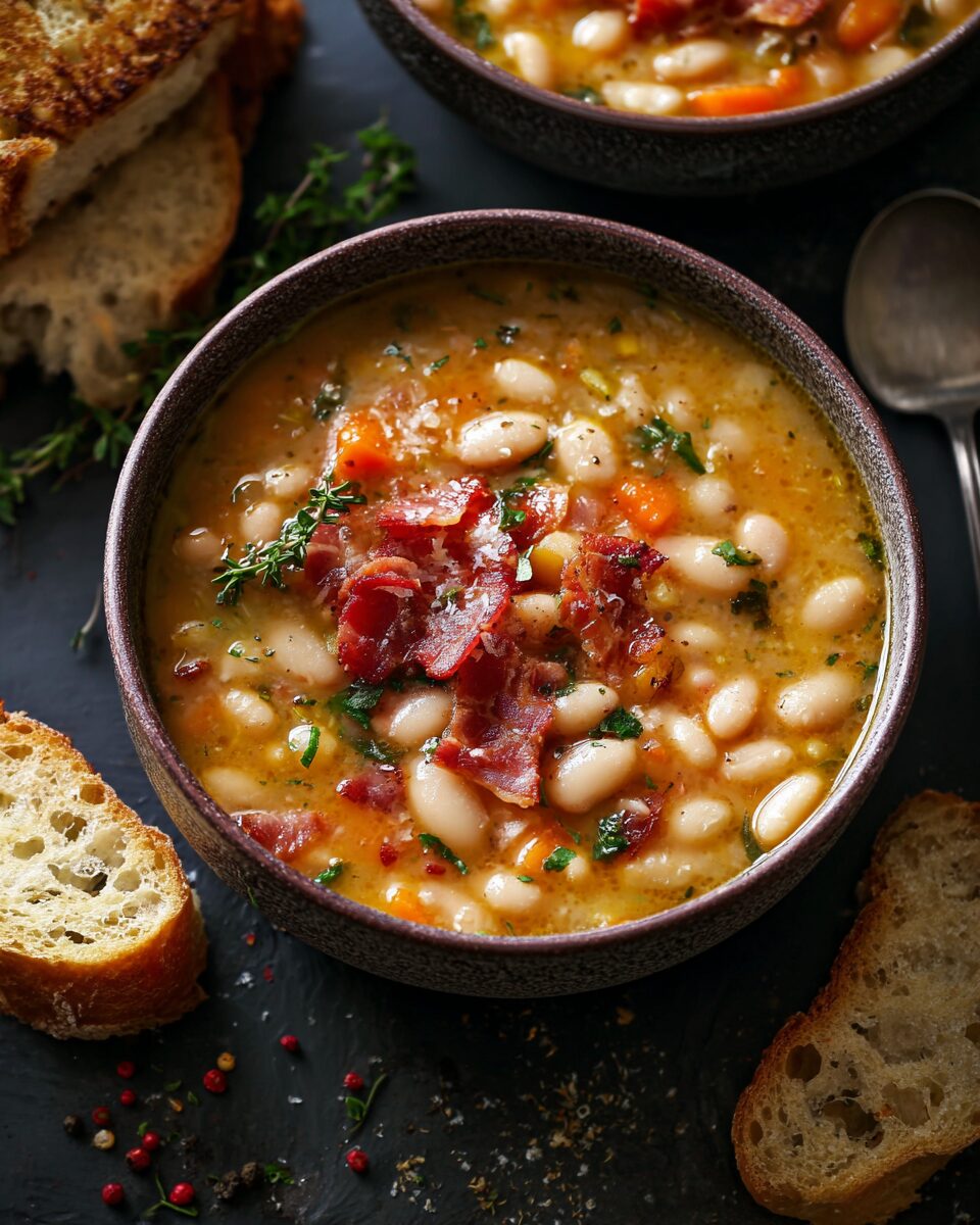 White Bean Soup with Bacon