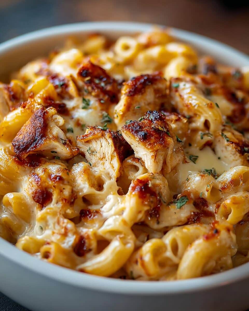 BBQ Chicken Mac and Cheese