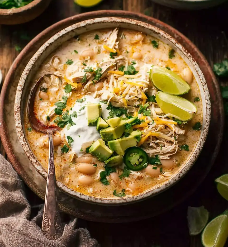 Crockpot White Chicken Chili