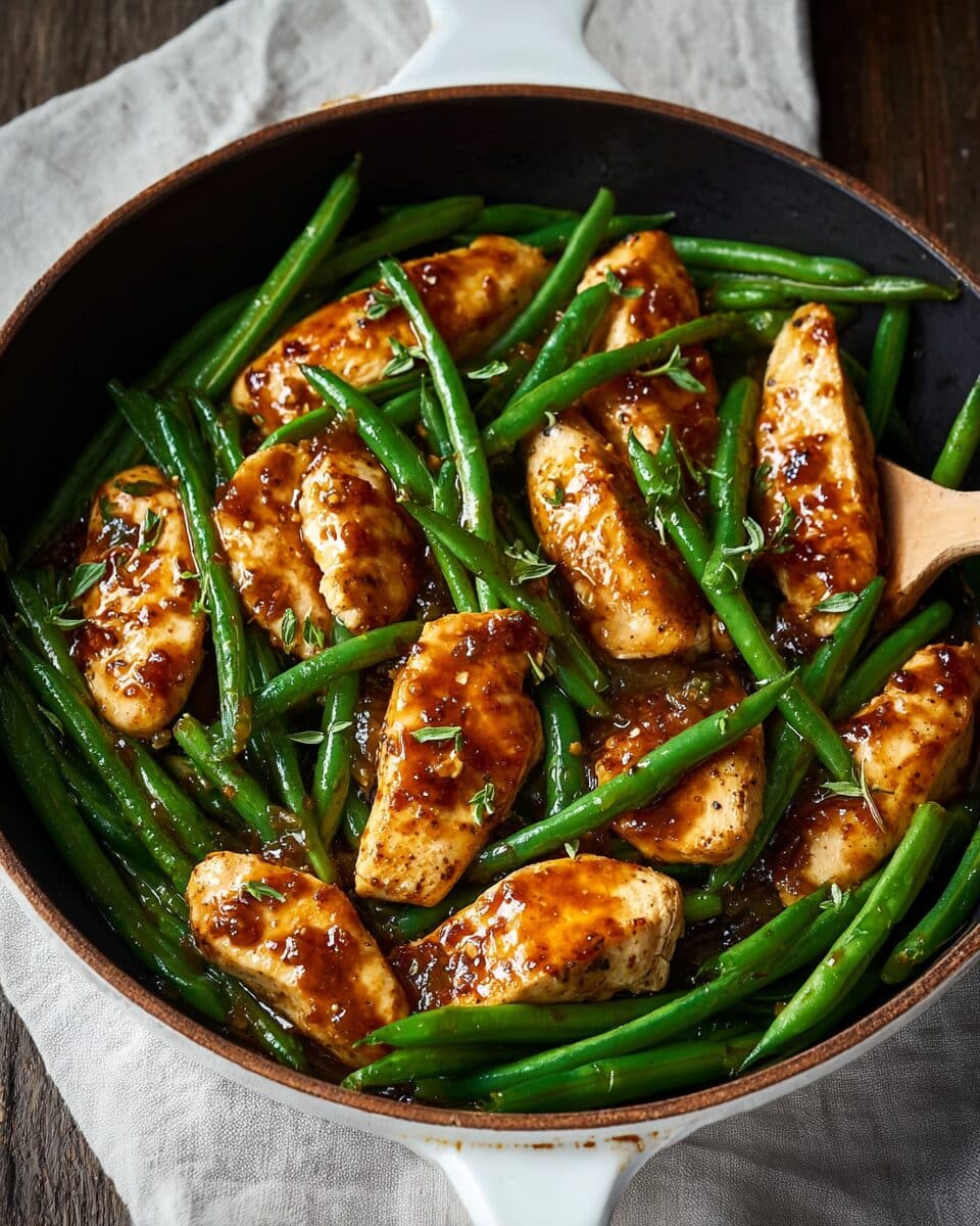 Easy Chicken Breast and Green Beans