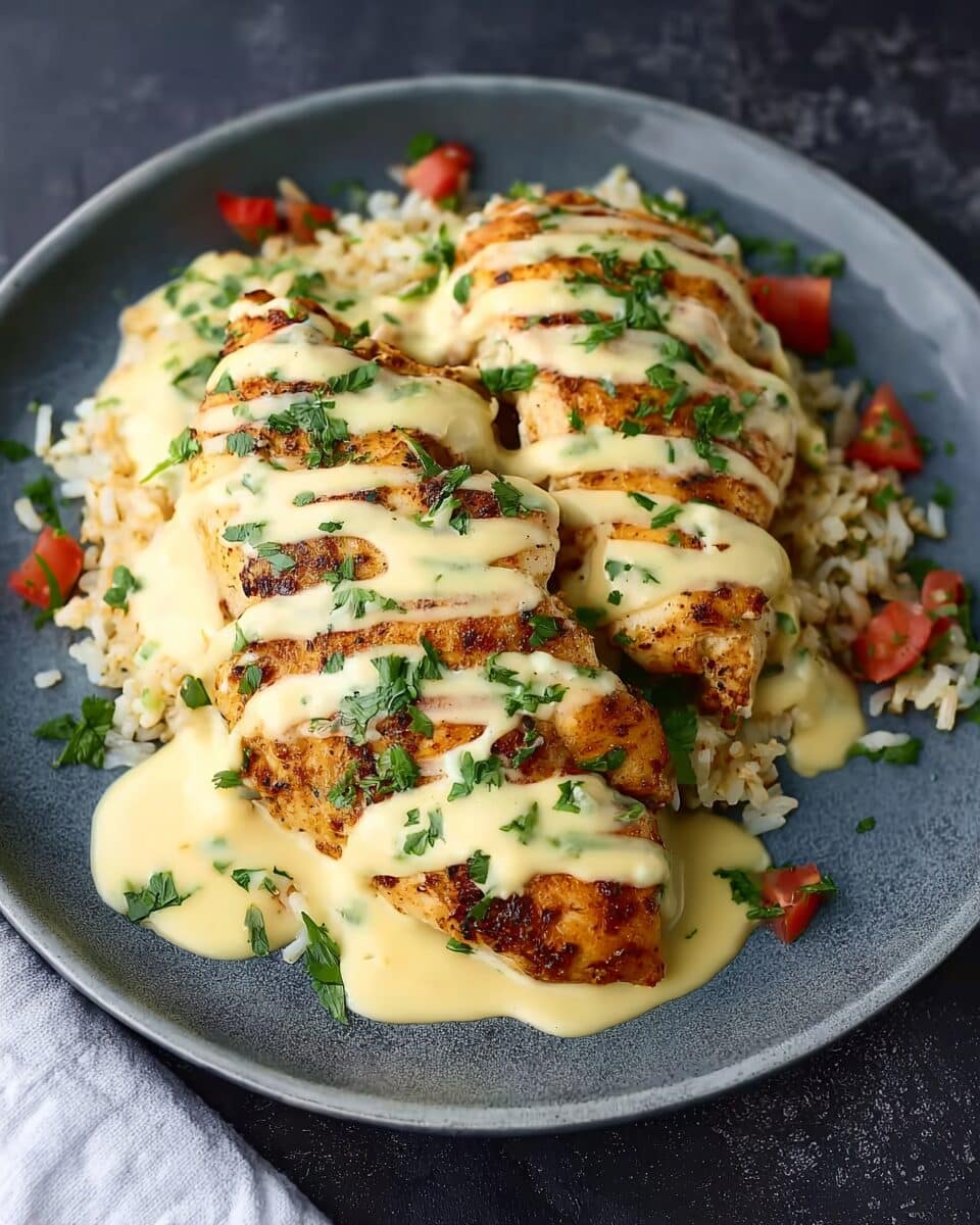 Mexican Chicken with Cheese Sauce