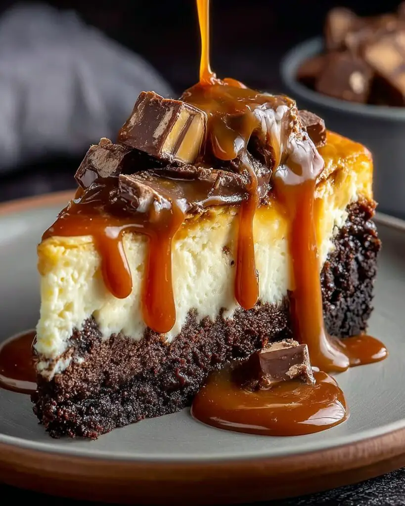 Caramel Brownie Cheesecake
