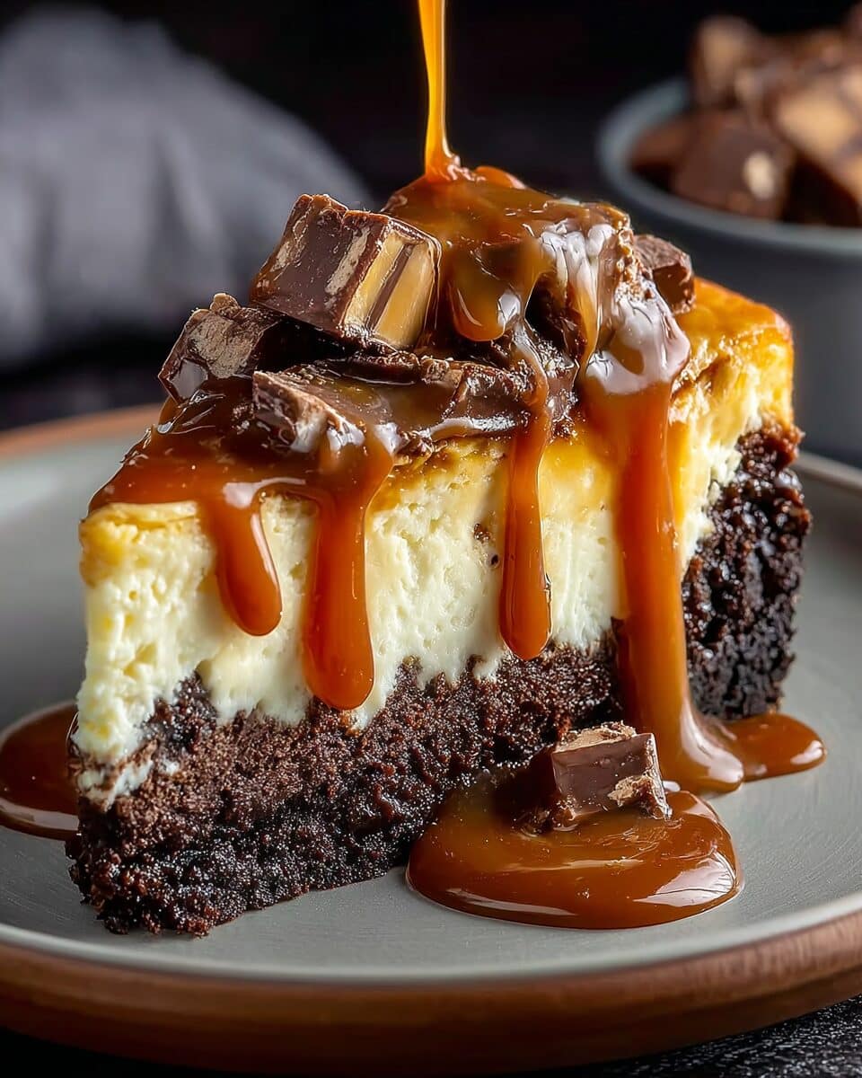 Caramel Brownie Cheesecake