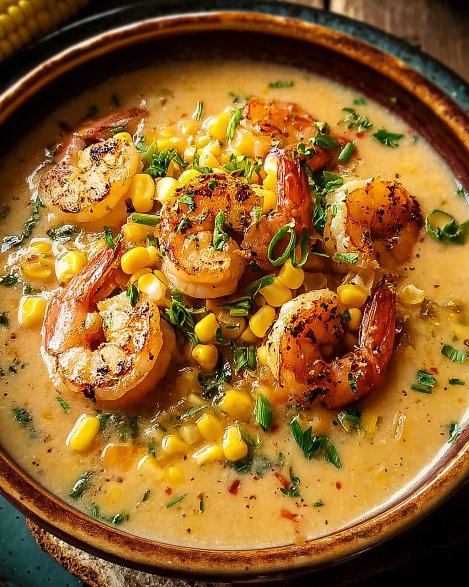 New Orleans Shrimp and Corn Bisque