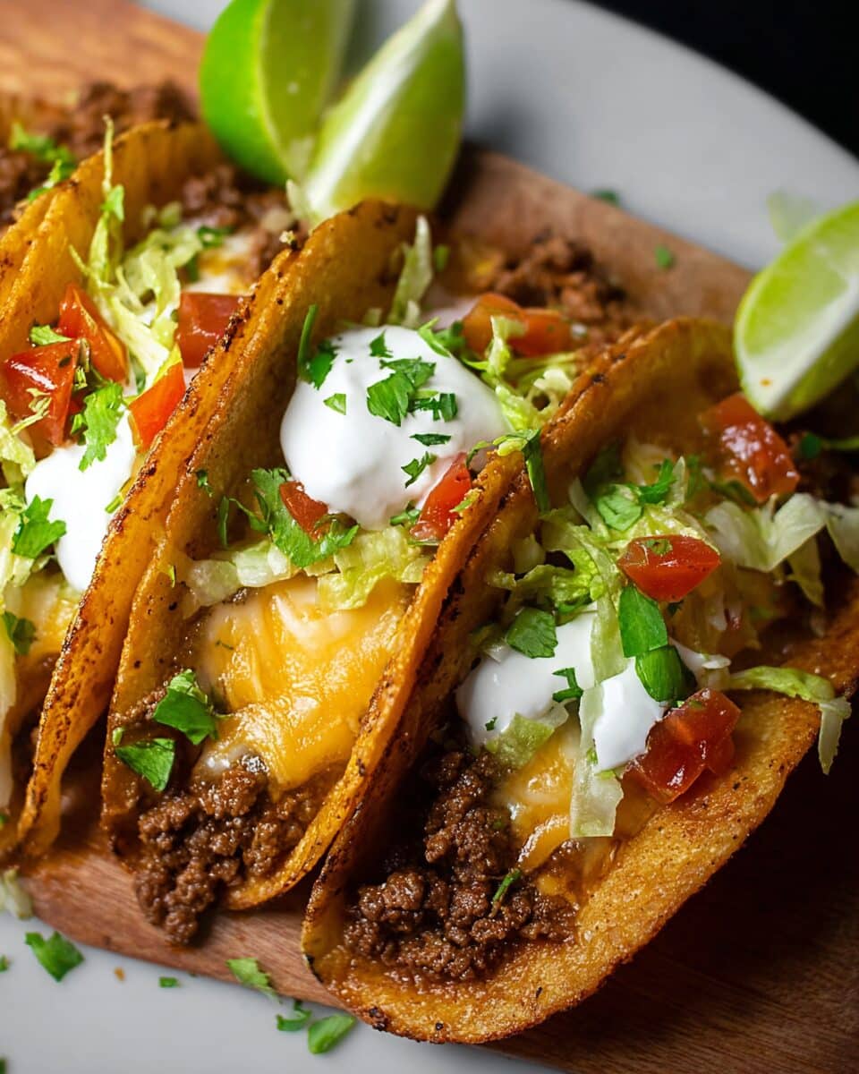 Crispy Ground Beef Tacos