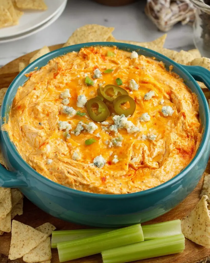 Crockpot Buffalo Chicken Dip