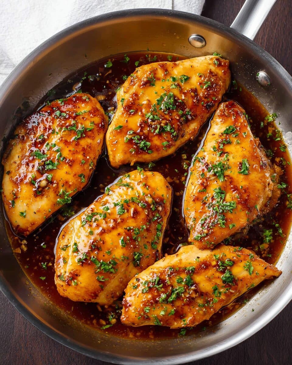 Irresistible Honey Garlic Chicken Breasts