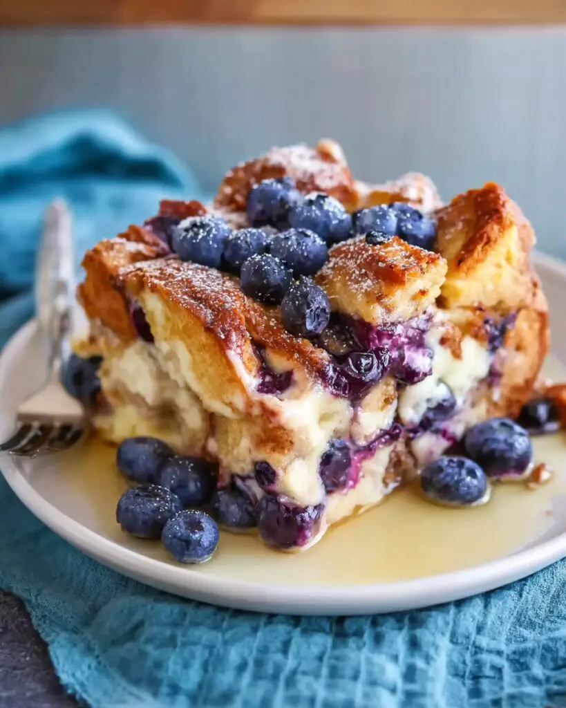Blueberry French Toast Casserole