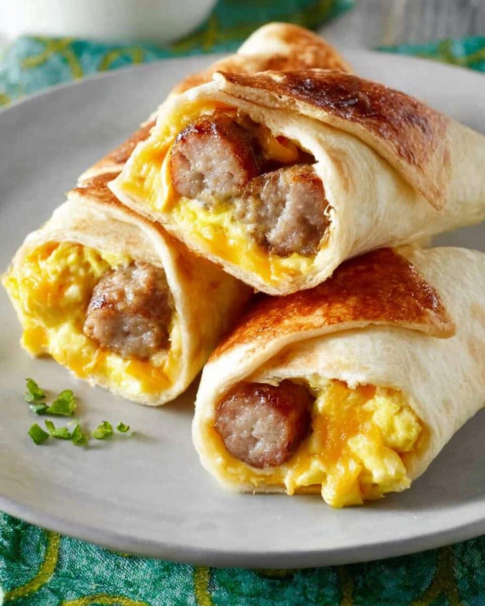 Sausage, Egg, and Cheese Breakfast Roll-Ups