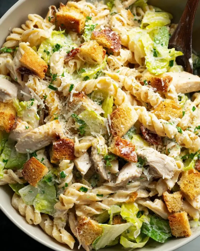 Chicken Caesar Pasta Salad
