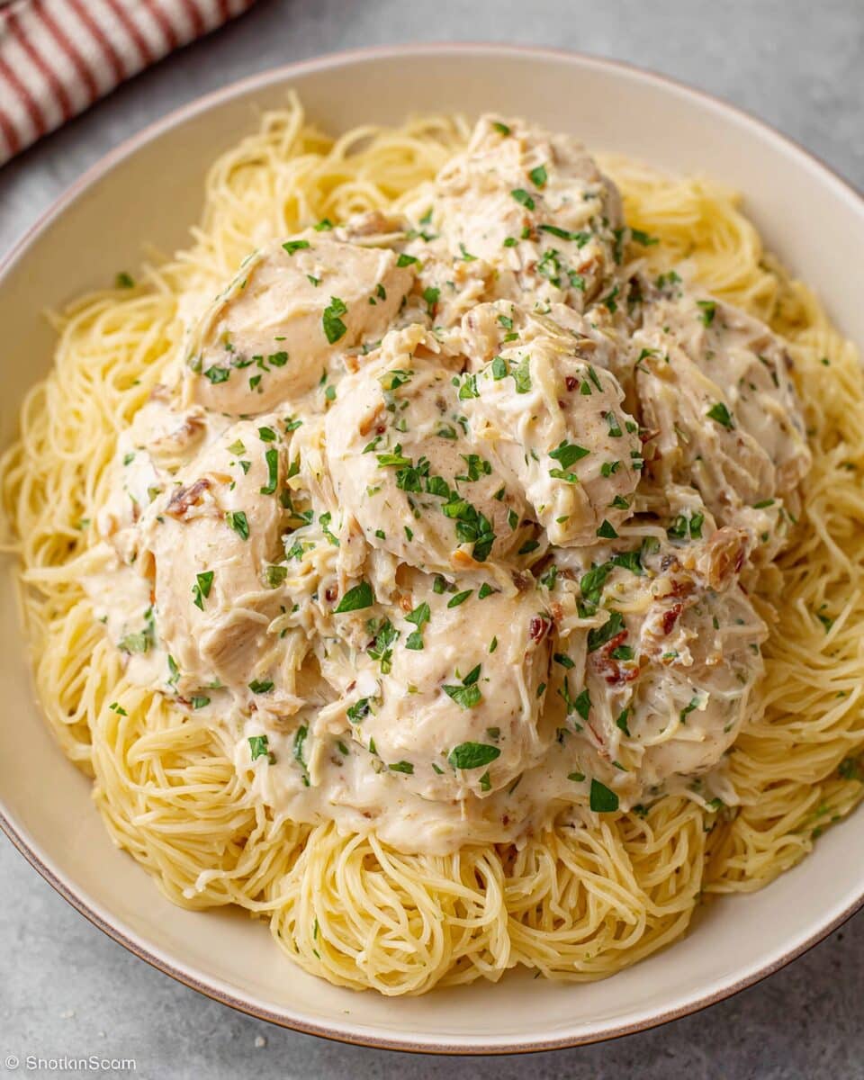 Crockpot Angel Chicken