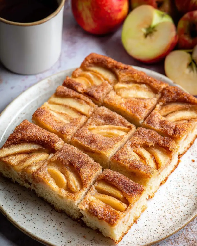 Easy Apple Cinnamon Sheet Cake