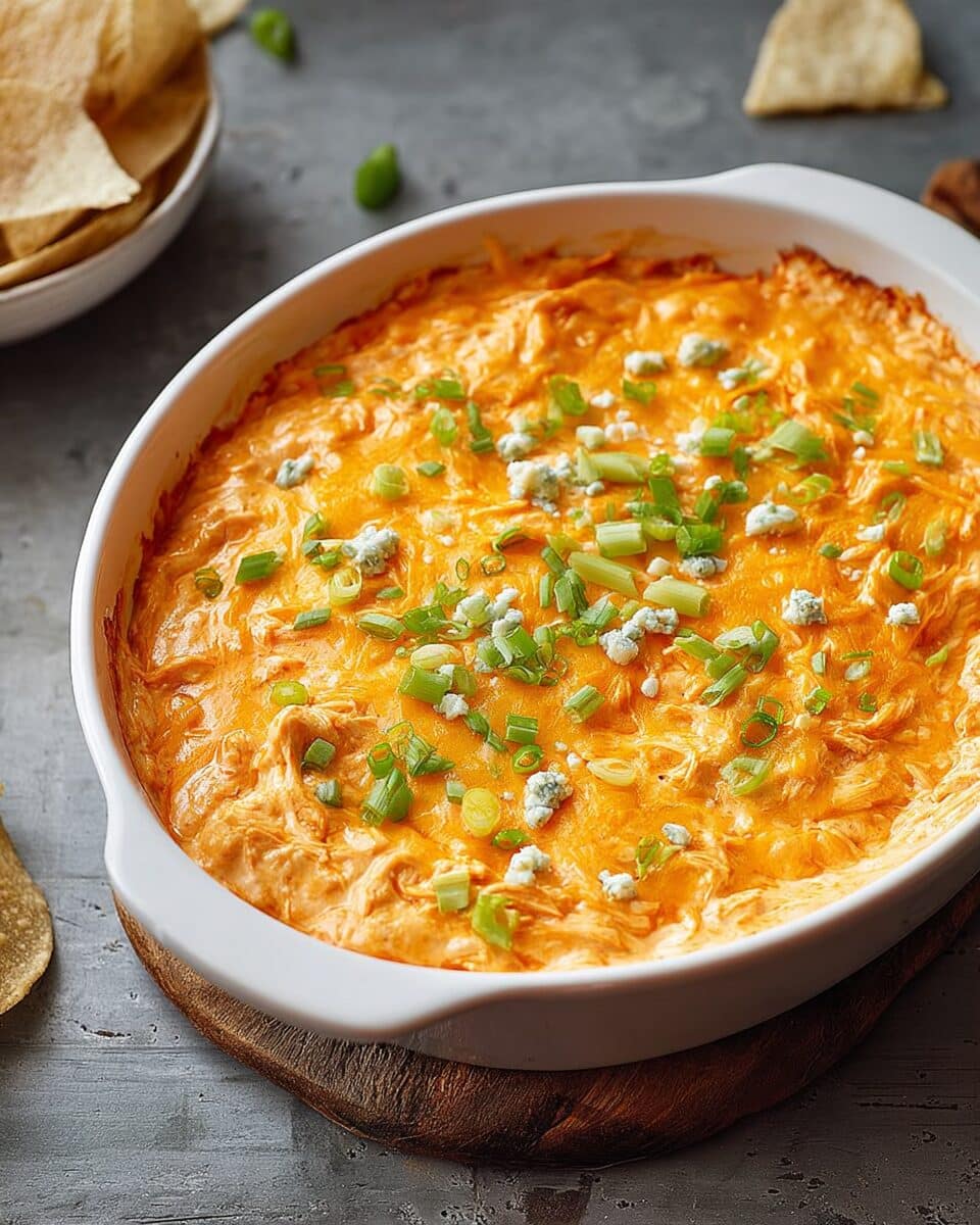 Buffalo Ranch Chicken Dip