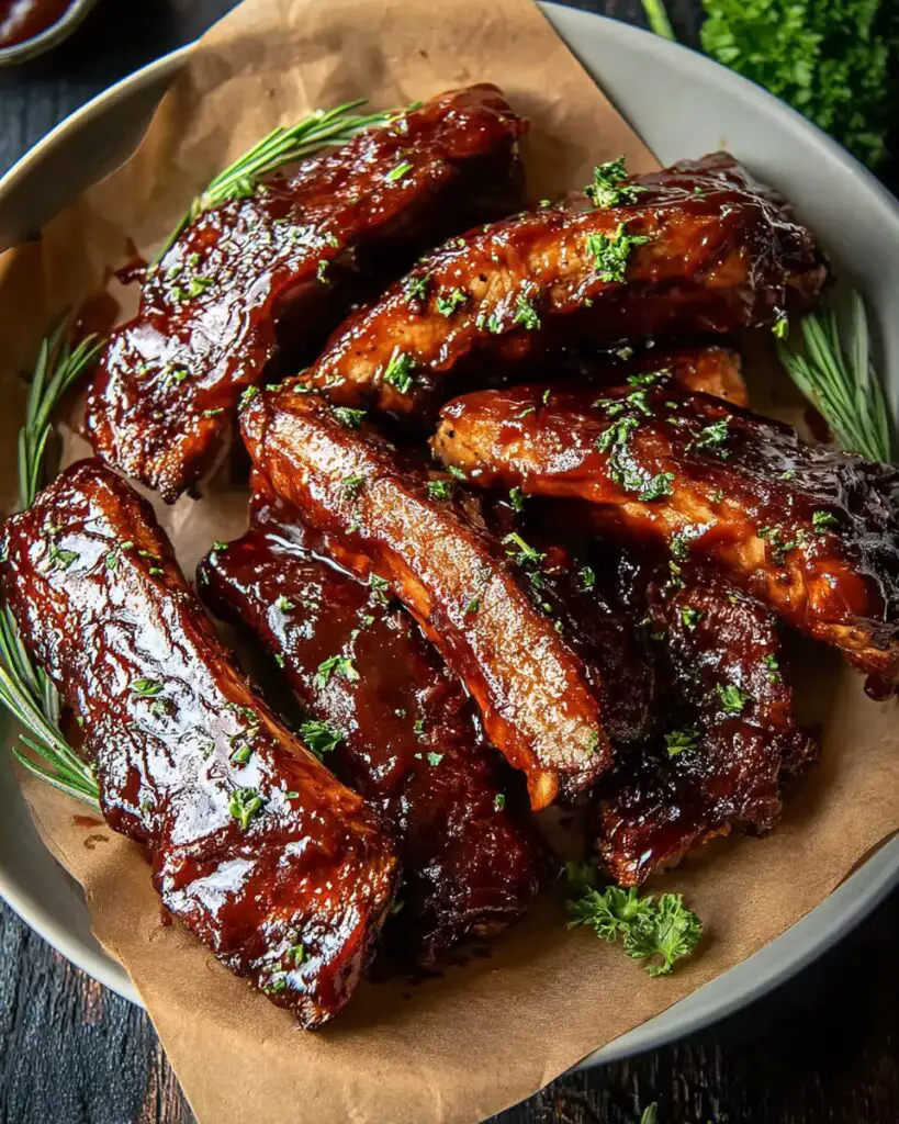 Oven Baked BBQ Boneless Country Style Pork Ribs
