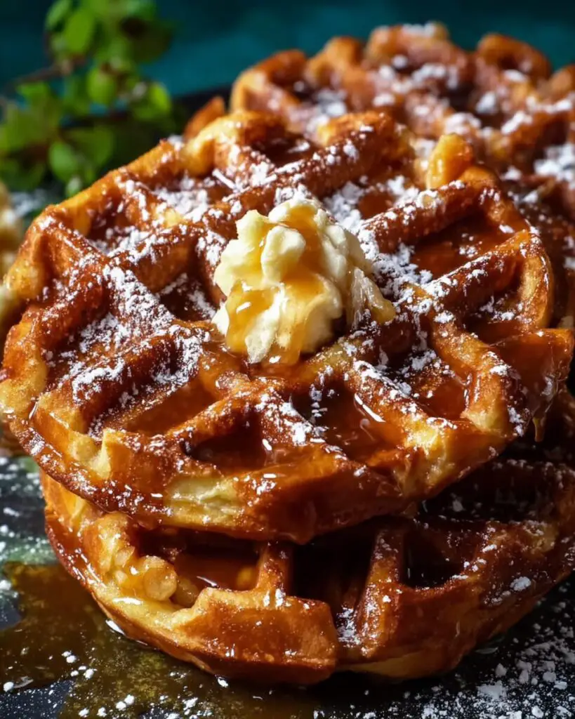 Apple Fritter Waffle Donuts