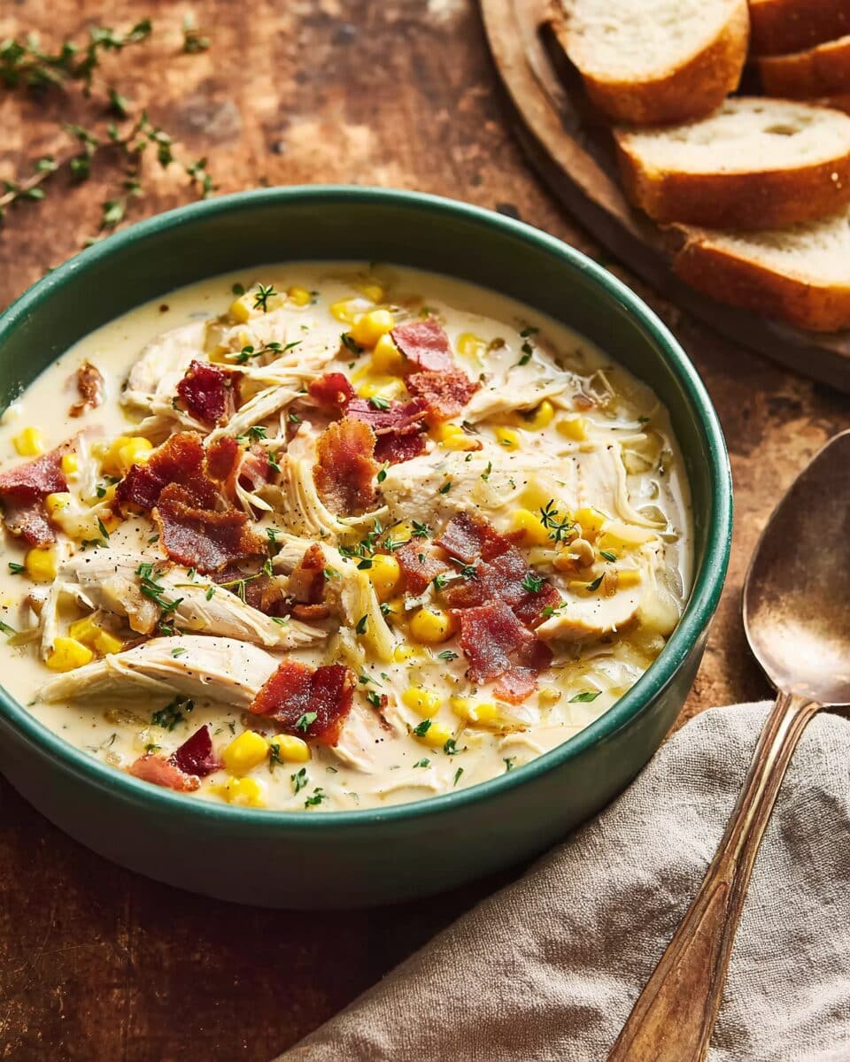Slow Cooker Chicken Corn Chowder