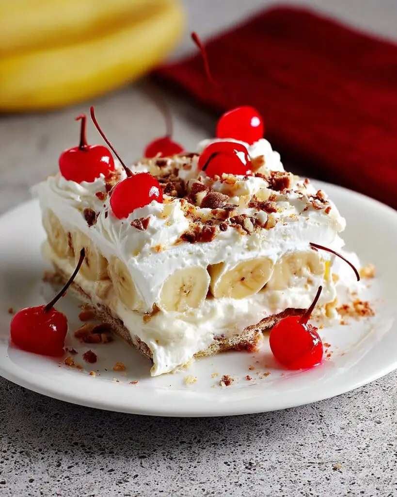 No-Bake Banana Split Cake