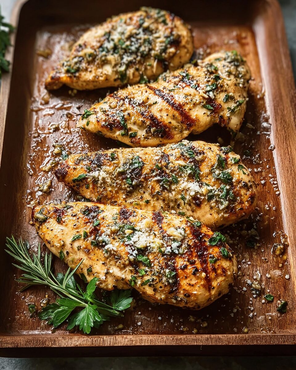 Garlic Parmesan Grilled Chicken