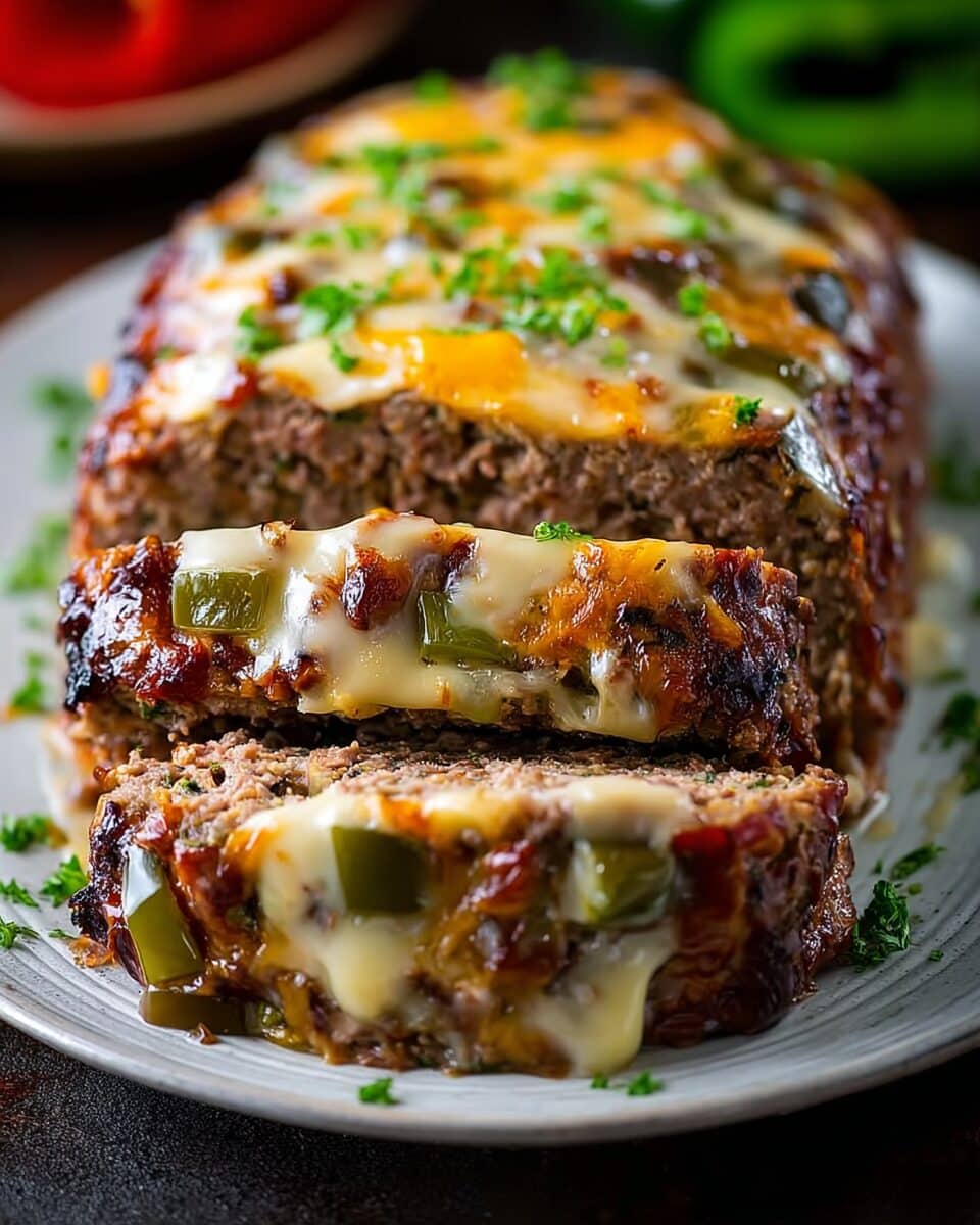 Philly Cheesesteak Meatloaf