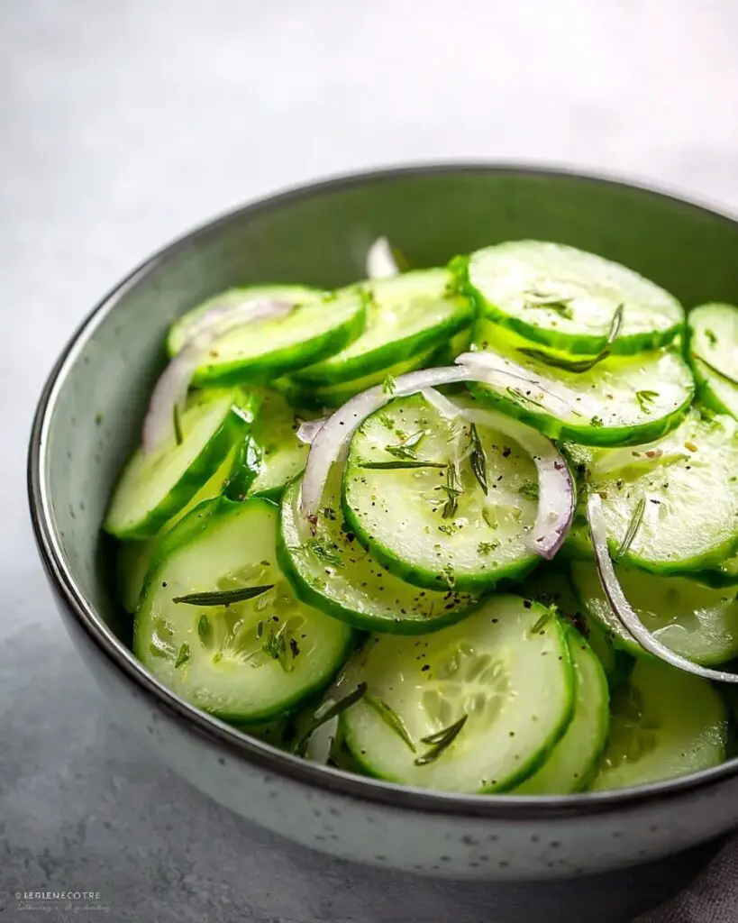 Cucumber Vinegar Salad