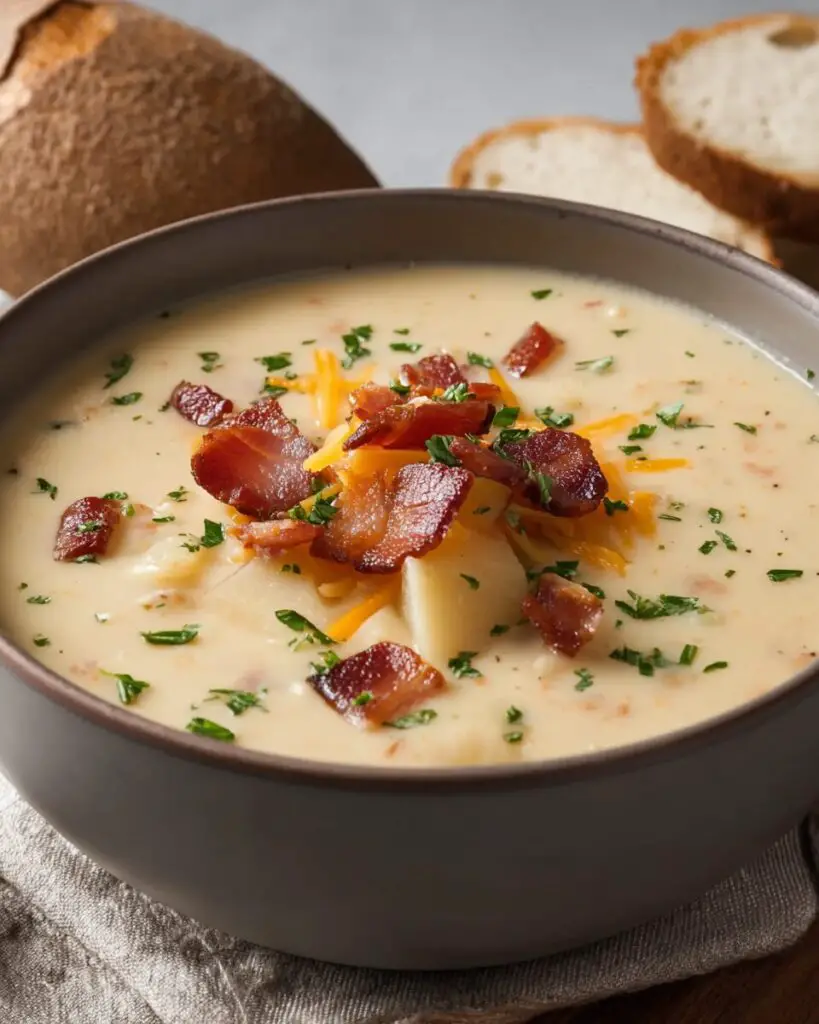 Wisconsin Bacon and Potato Cheese Soup