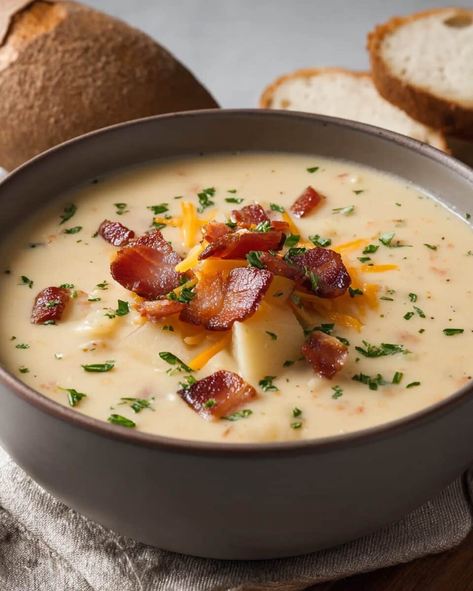 Wisconsin Bacon and Potato Cheese Soup