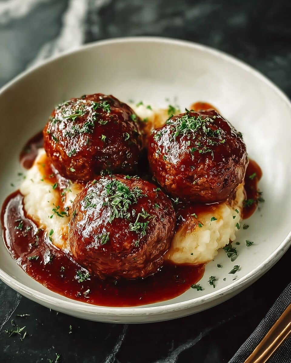Savory Meatloaf Meatballs