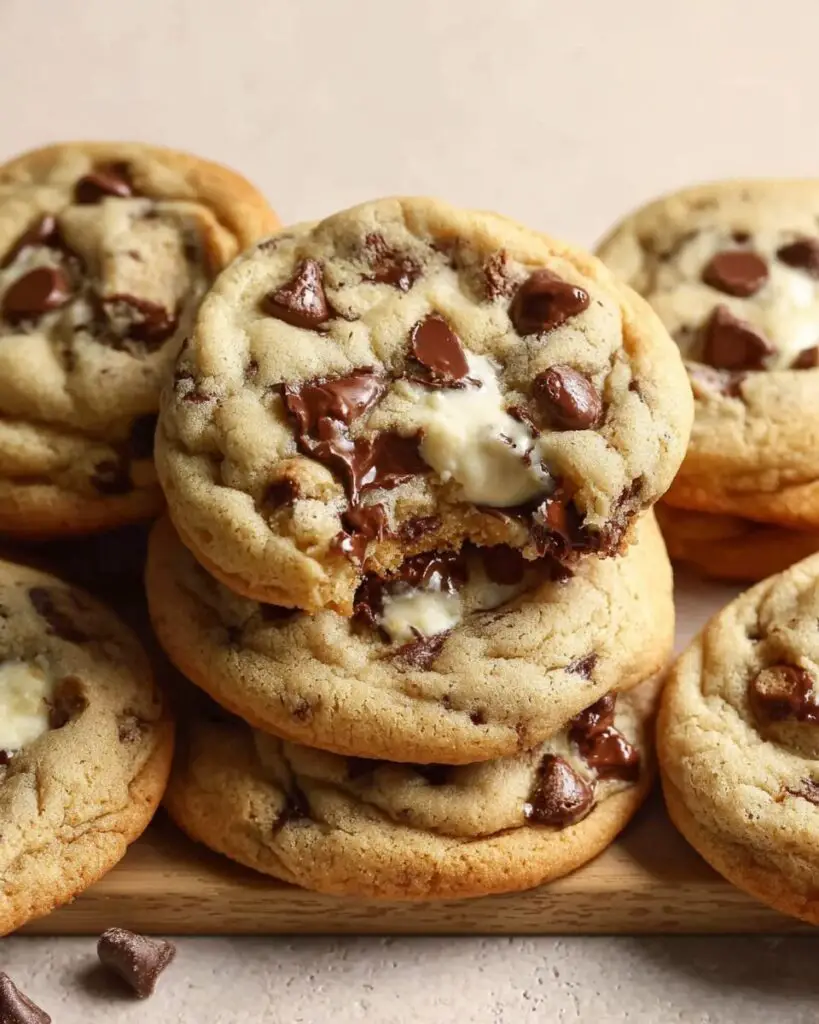 Cheesecake-Stuffed Chocolate Chip Cookies