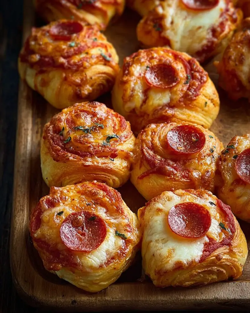 Flaky Pepperoni Pizza Rolls