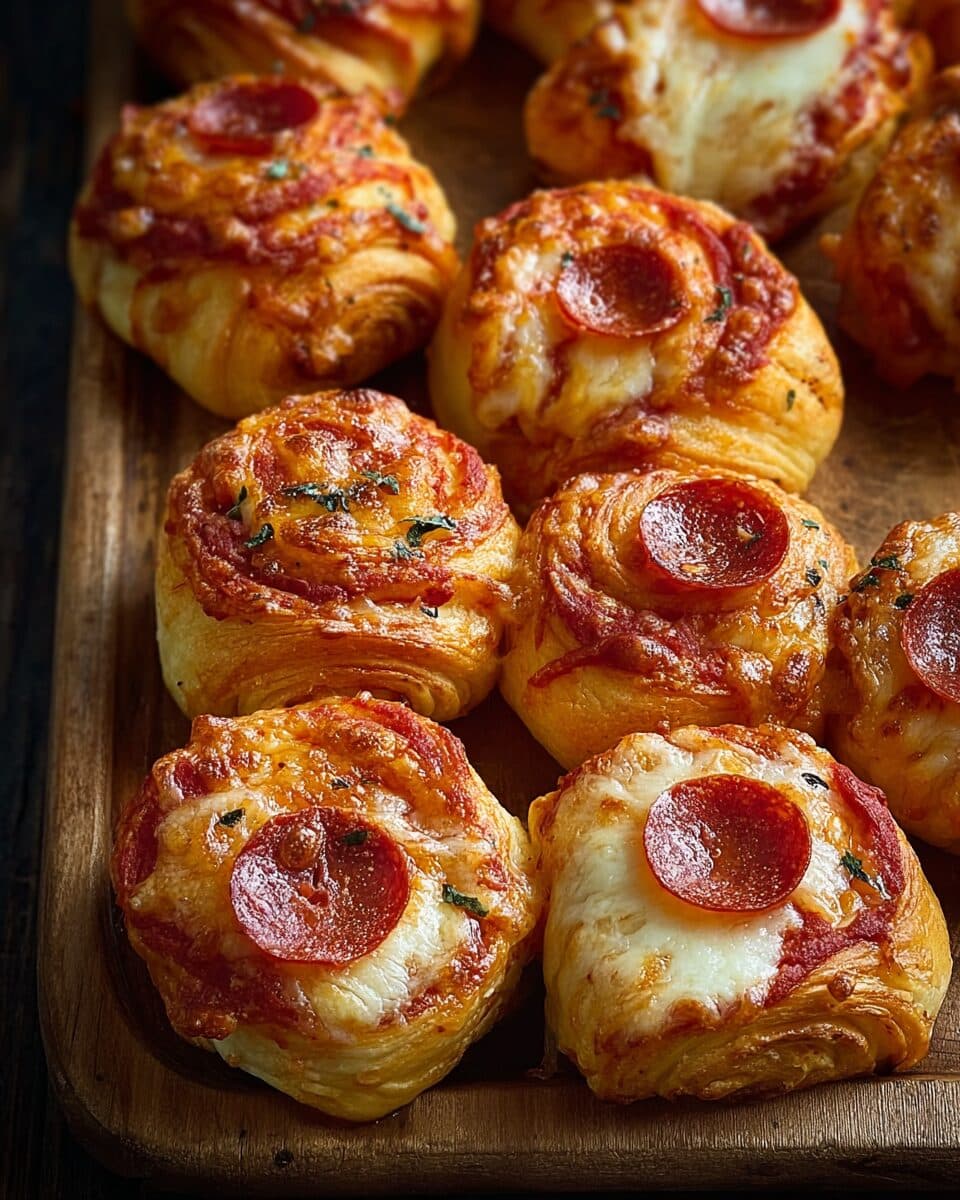 Flaky Pepperoni Pizza Rolls