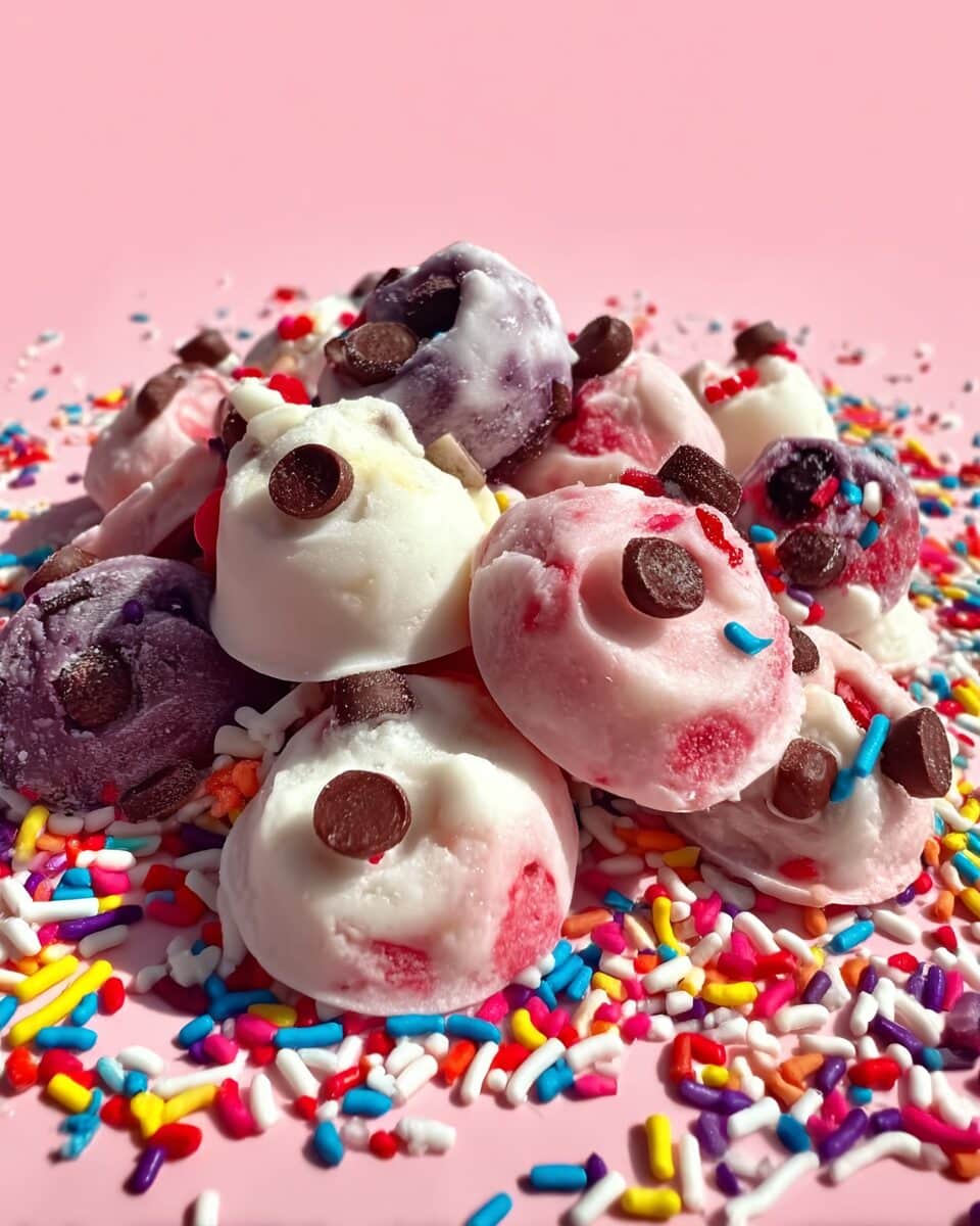 Frozen Yogurt Bites
