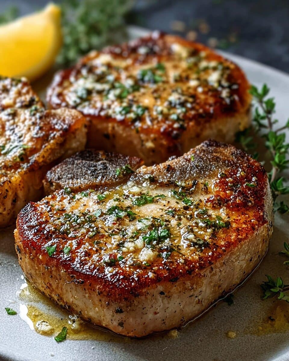 Garlic Parmesan Pork Chops