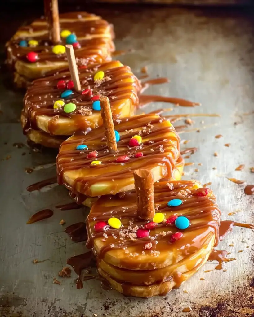 Gourmet Caramel Apple Slices