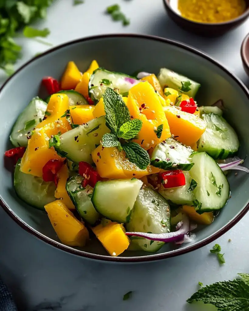 Mango Cucumber Salad