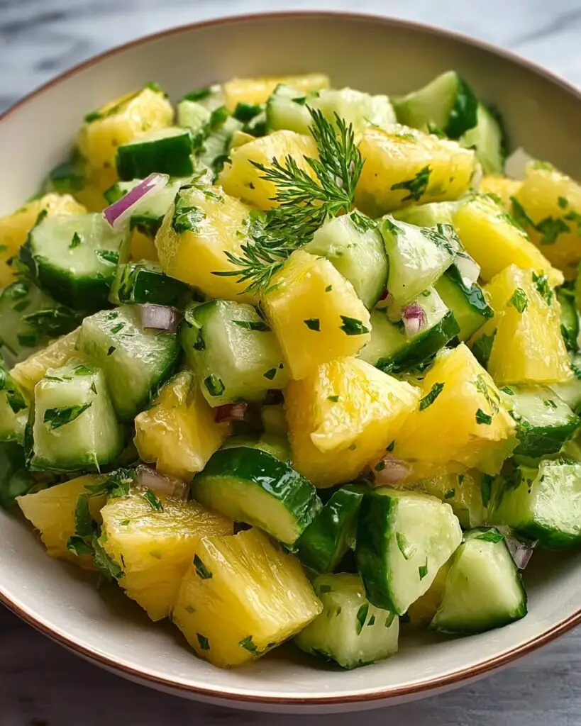 Pineapple Cucumber Salad