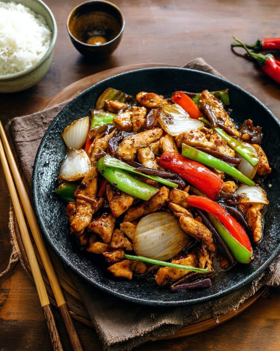 Black Pepper Chicken Stir-Fry