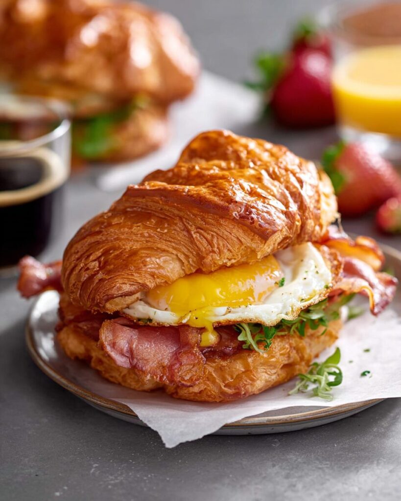 Croissant Breakfast Sandwiches