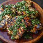 Grilled Chicken with Zesty Chimichurri Sauce