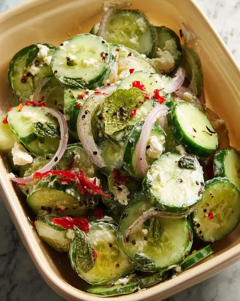 Shaken Cucumber Salad