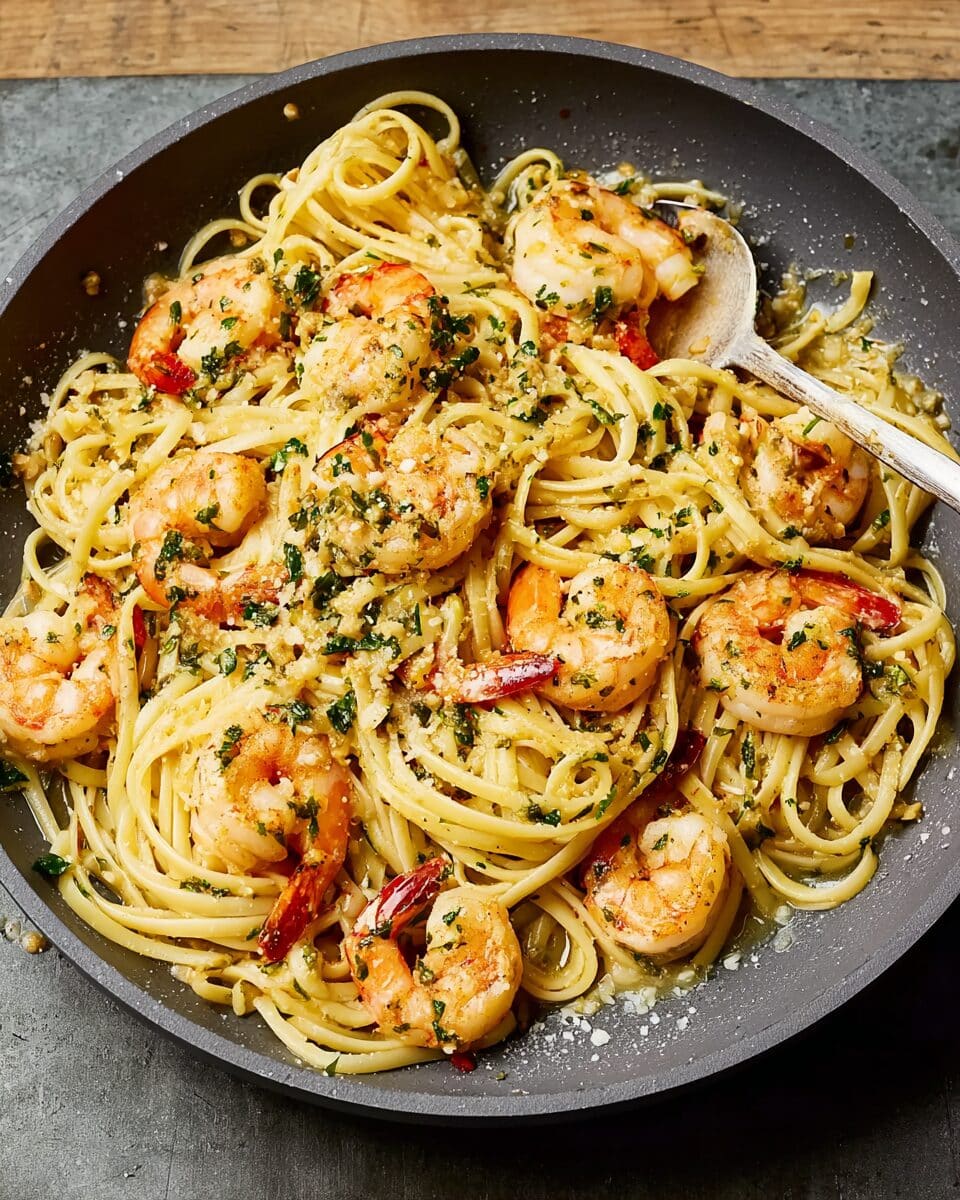 Shrimp Scampi with Pasta