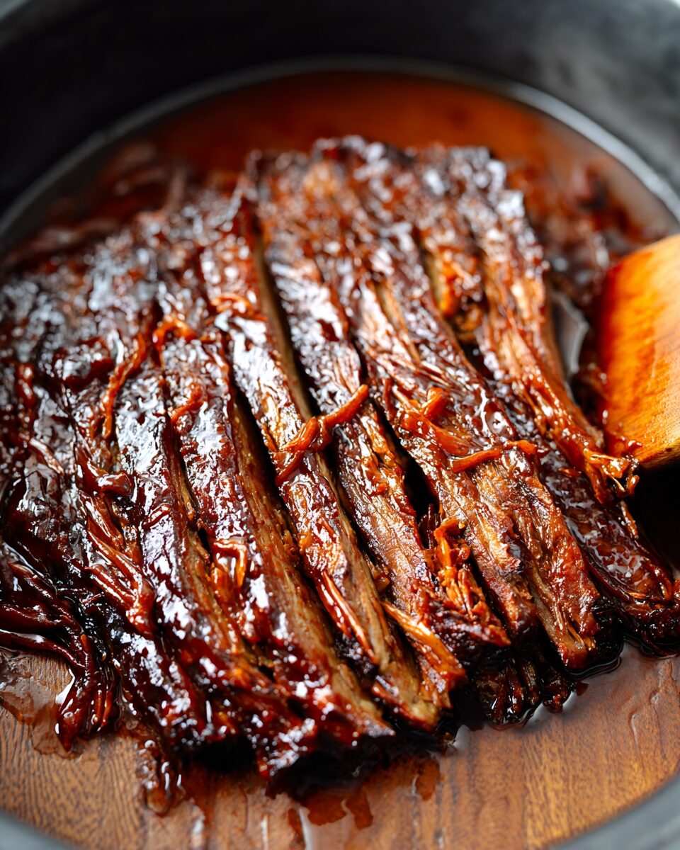 Slow Cooker BBQ Beef Brisket