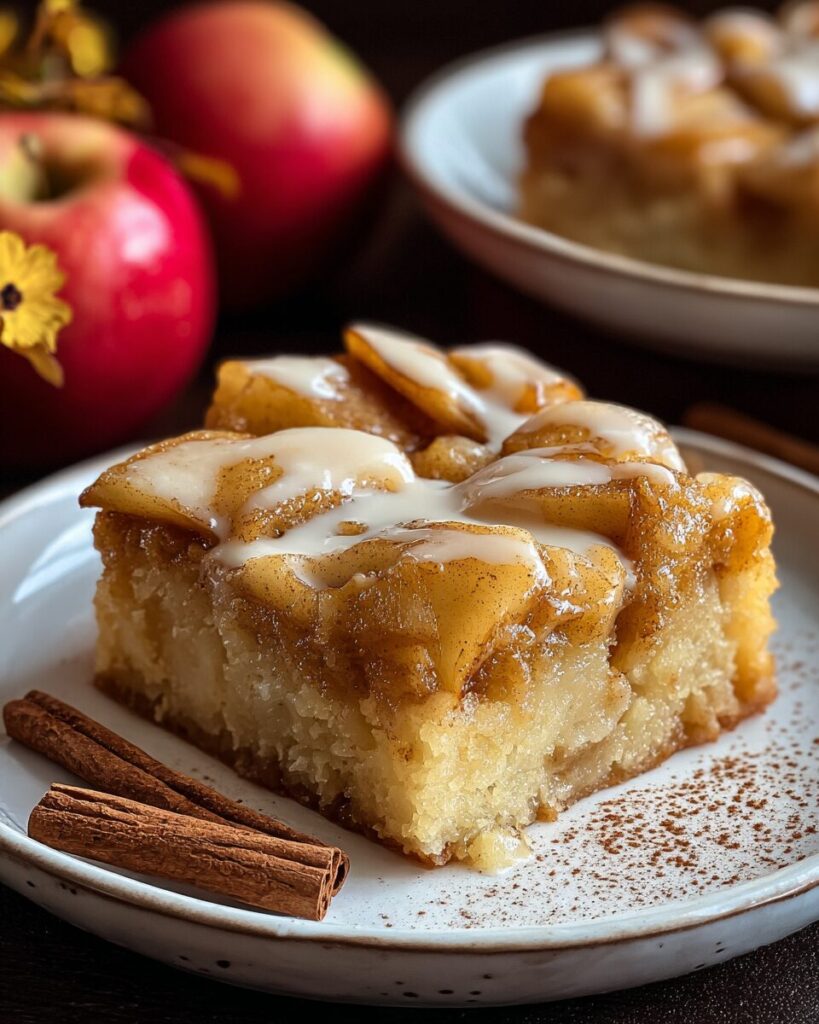Easy Apple Cinnamon Sheet Cake