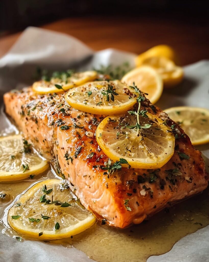 Garlic Butter Lemon Salmon